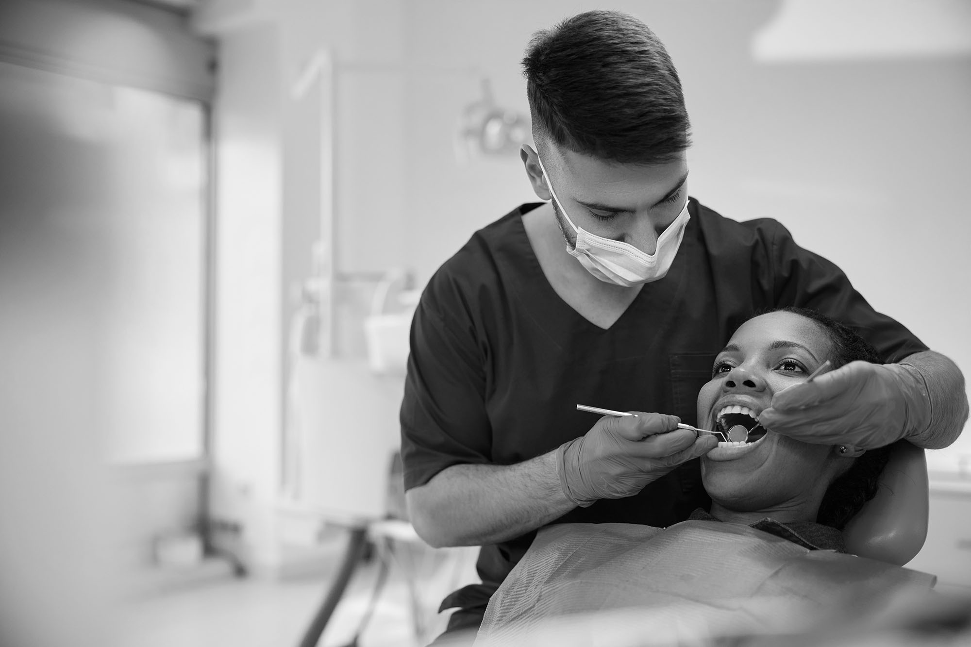 image of girl at the dentist